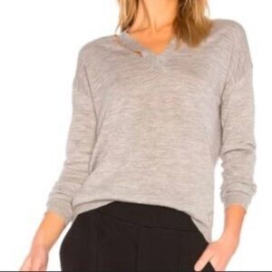 NWT Avec Les Filles 100% Wool
Cutout V-Neck Sweater Sz.S
